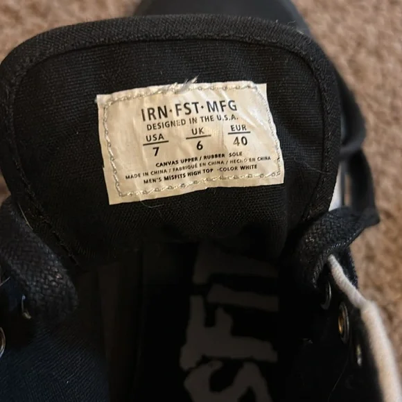 Misfits iron fist hi-top sneakers - Picture 4 of 5